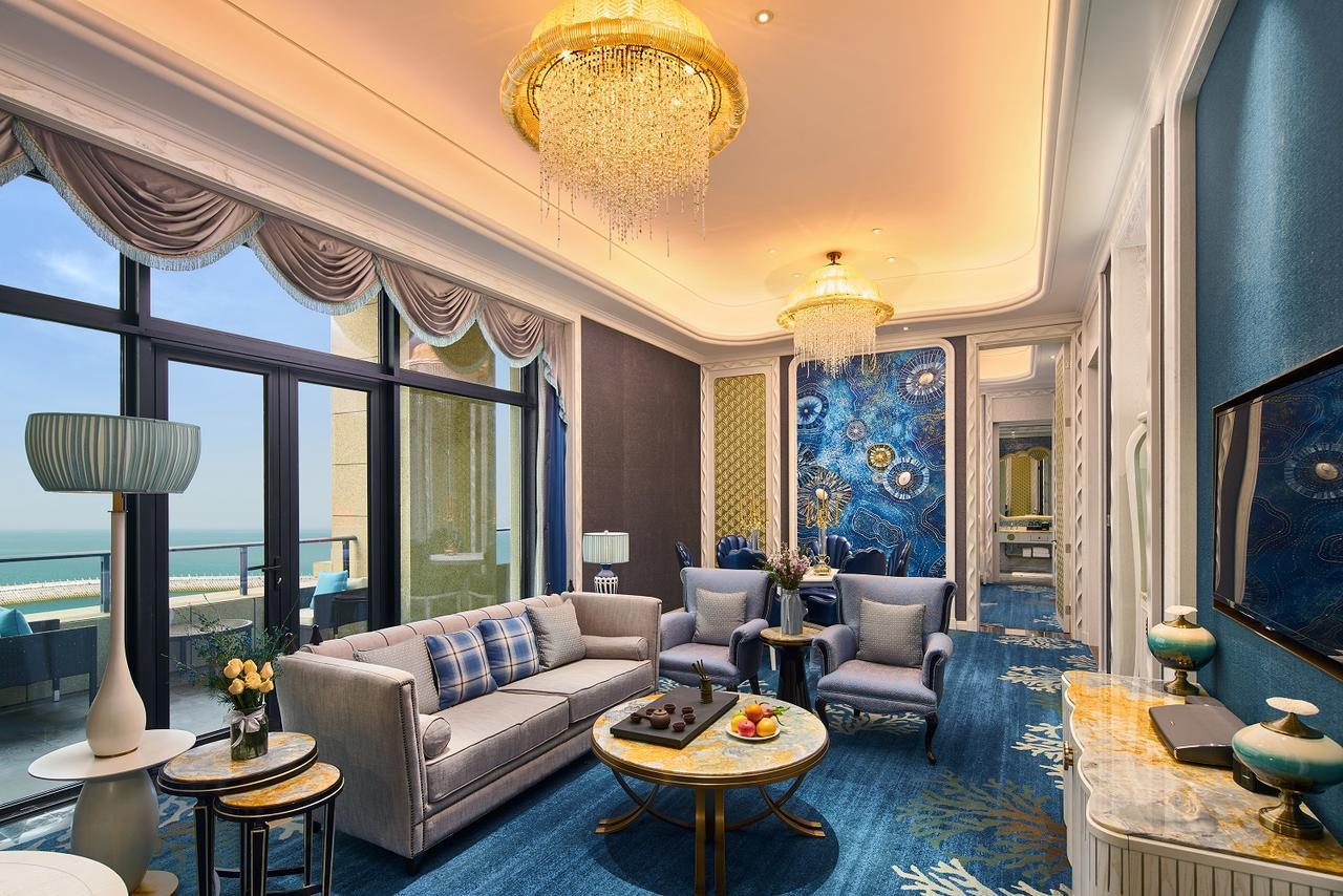 Hotel Wanda Vista Qingdao Movie Metropolis Exterior foto