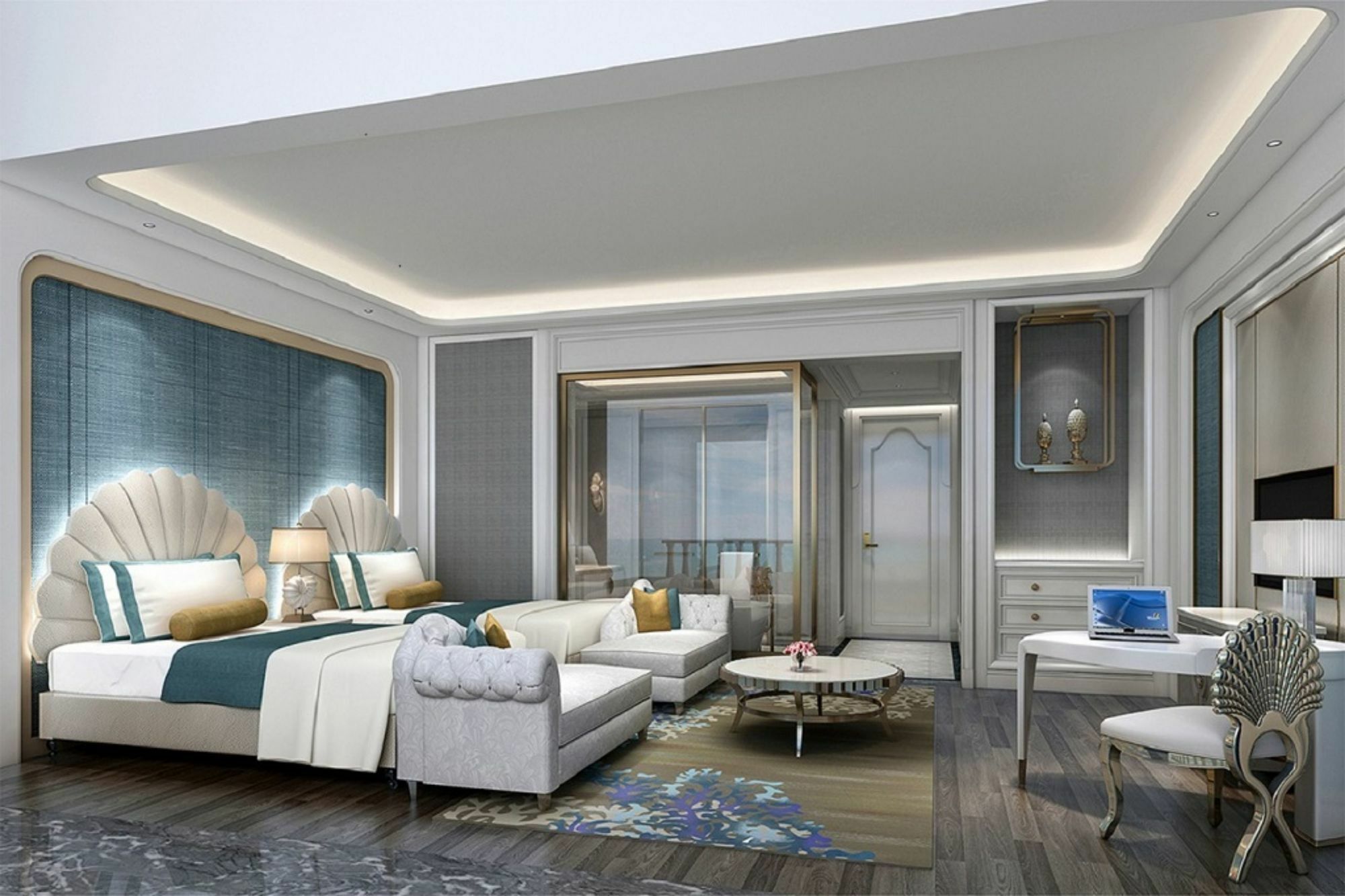Hotel Wanda Vista Qingdao Movie Metropolis Exterior foto