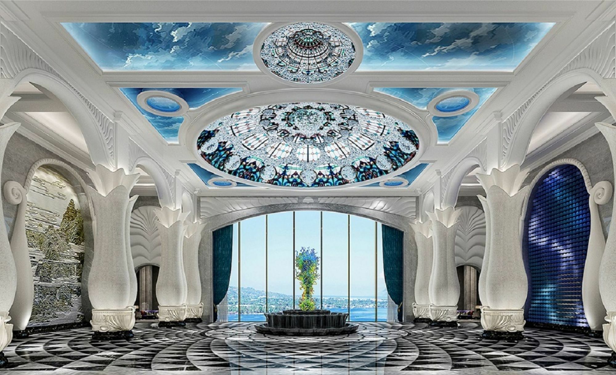 Hotel Wanda Vista Qingdao Movie Metropolis Exterior foto